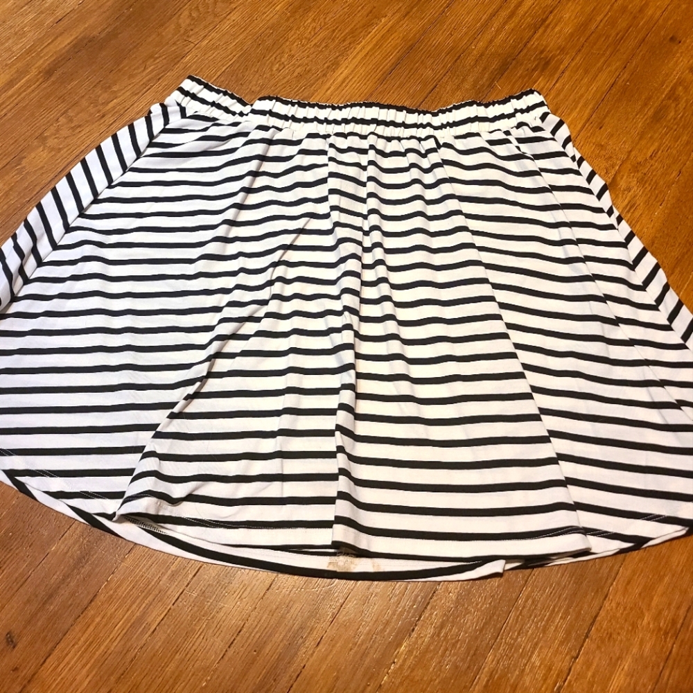 Plus size Joe Boxer stripped circle skirt Size 1x